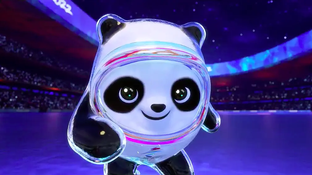 Coupe laser à fibres optiques Bing dwen dwen, mascotte officielle des Jeux olympiques d'hiver de 2022
