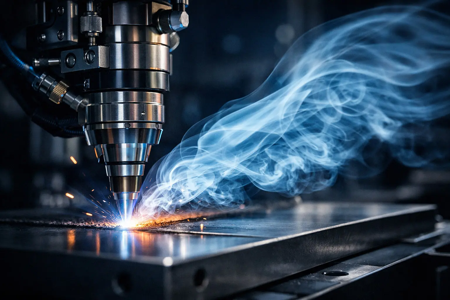Use of gas in laser welding machines 3