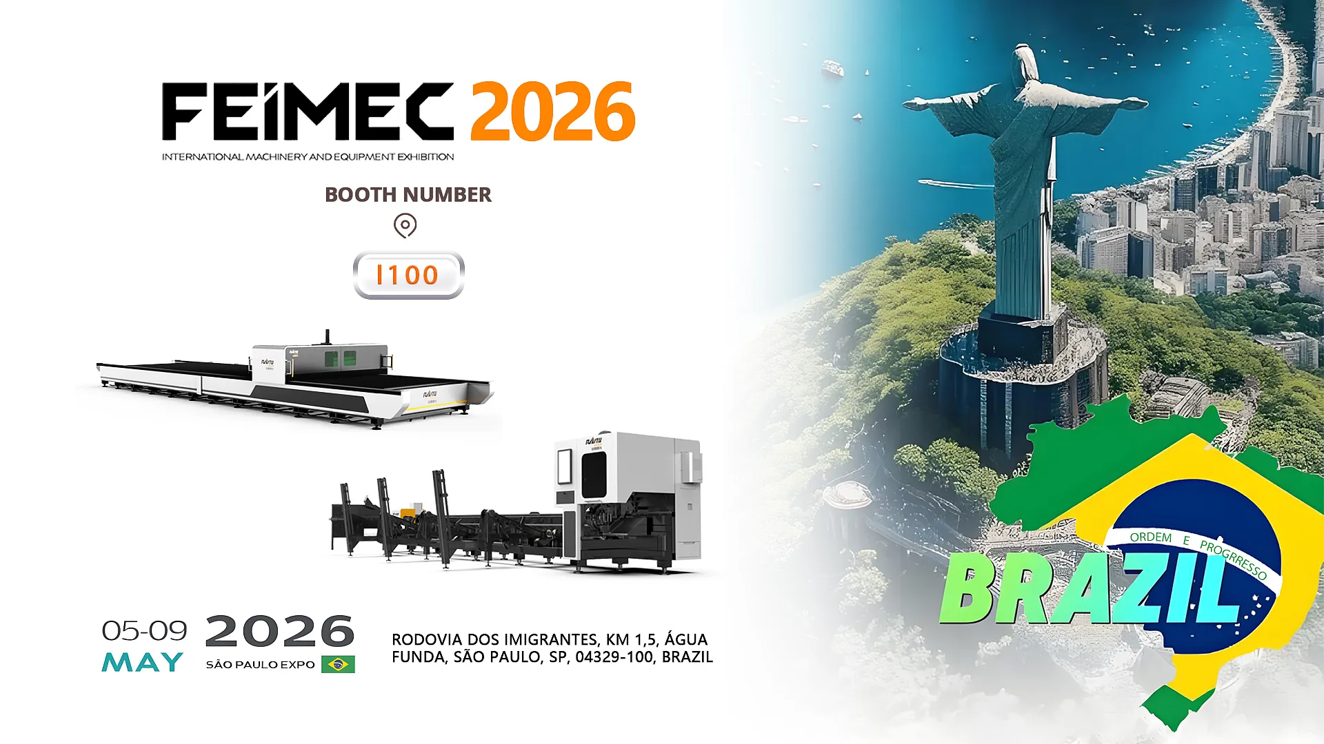 Raytu Laser at FEIMEC 2026 Laser Cutting Machine Manufacturer China