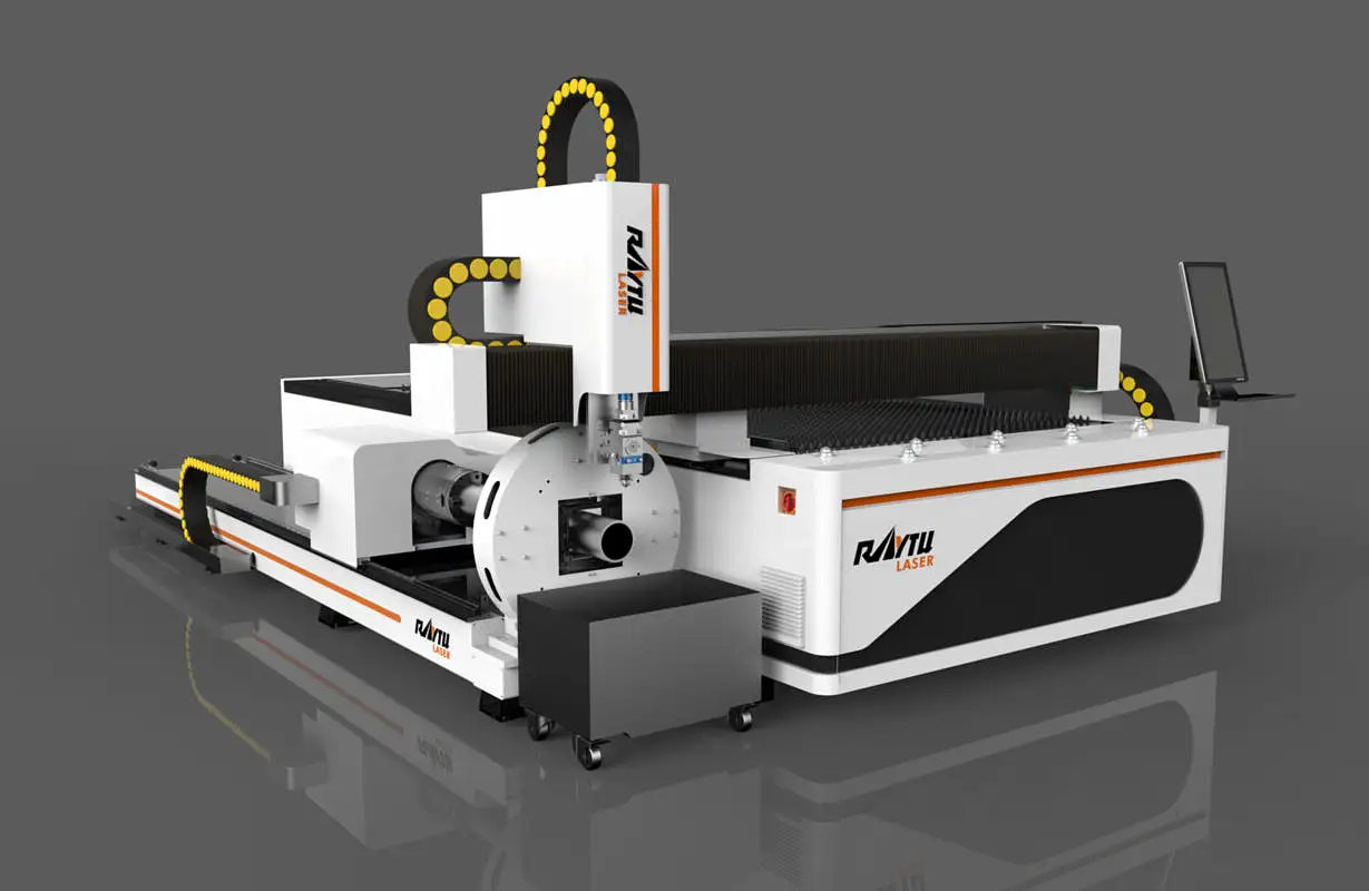 Fabricantes e fornecedores de placas e de tubos Fiber Laser Cutting Machine RT-HT Na China