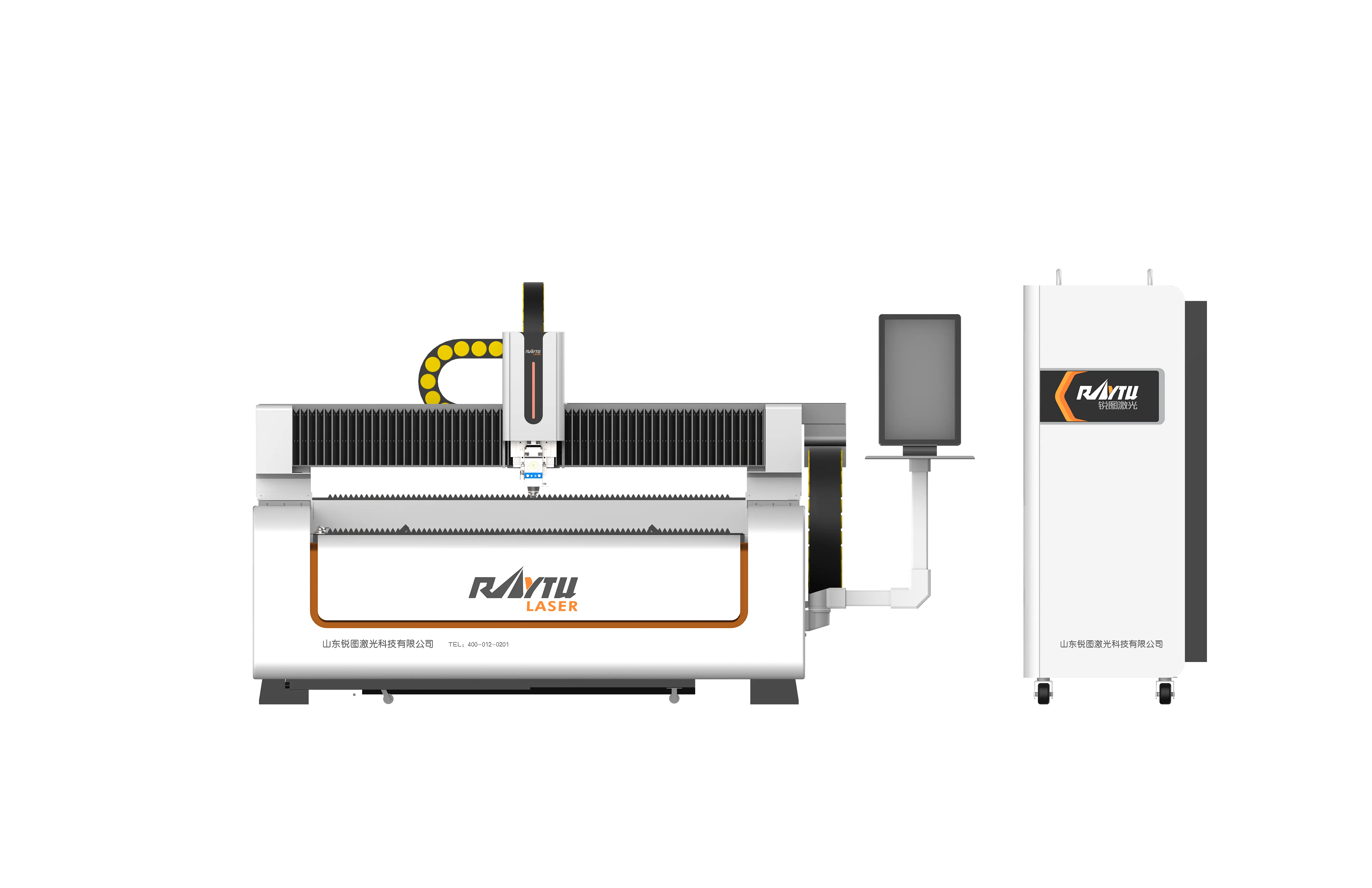 RT - P table d'échange ouverte machine de découpe laser à fibre 1000w - 6000w